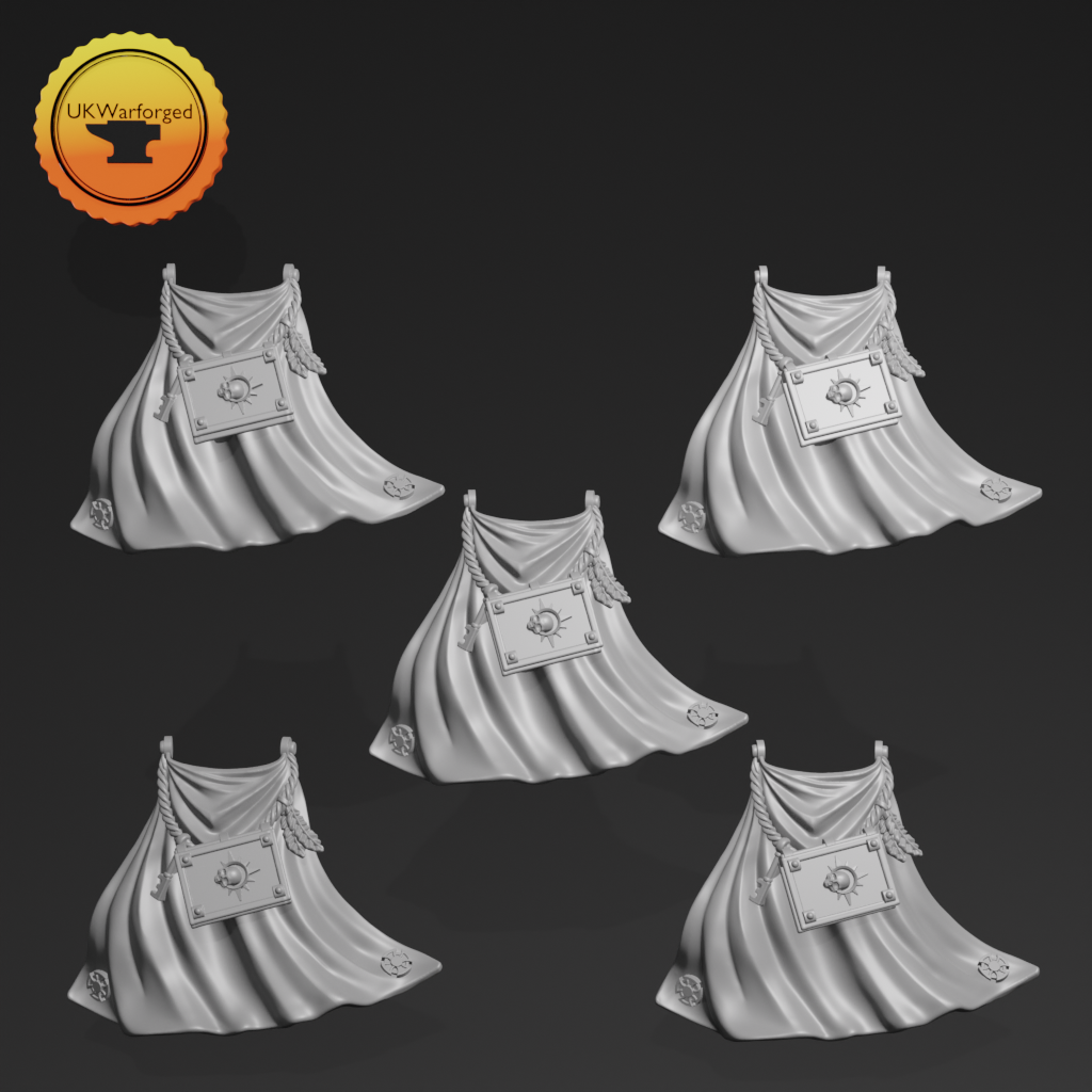 Heavy Armour - Terminator Cloak A x 5 ~  Greytide Studio image 0