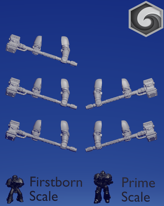 Primal Hound Two-Handed Hammer A x 5 ~  Greytide Studio image 0