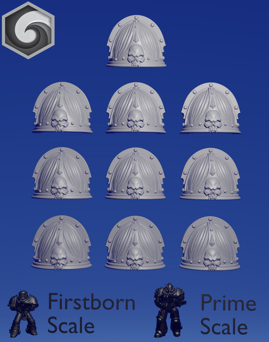 Crimson Lords Shoulderpad B x 10 ~  Greytide Studio image 0