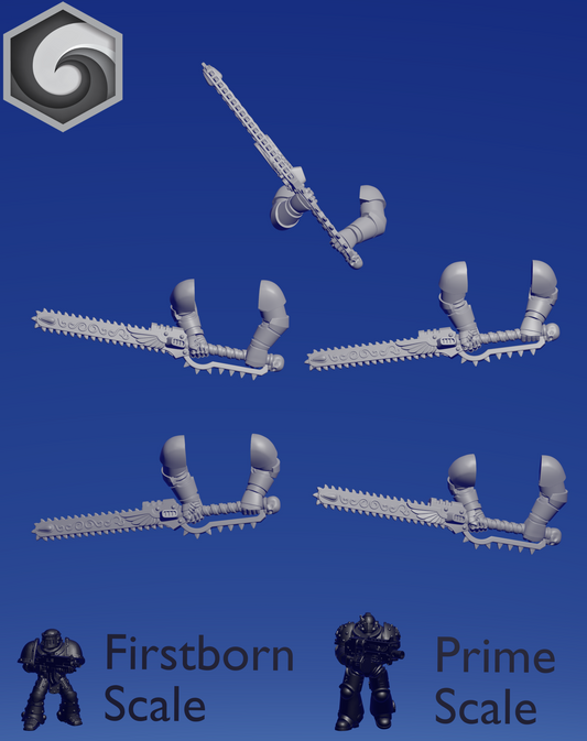 Crimson Lords Great Chainsword  x 5 ~  Greytide Studio image 0