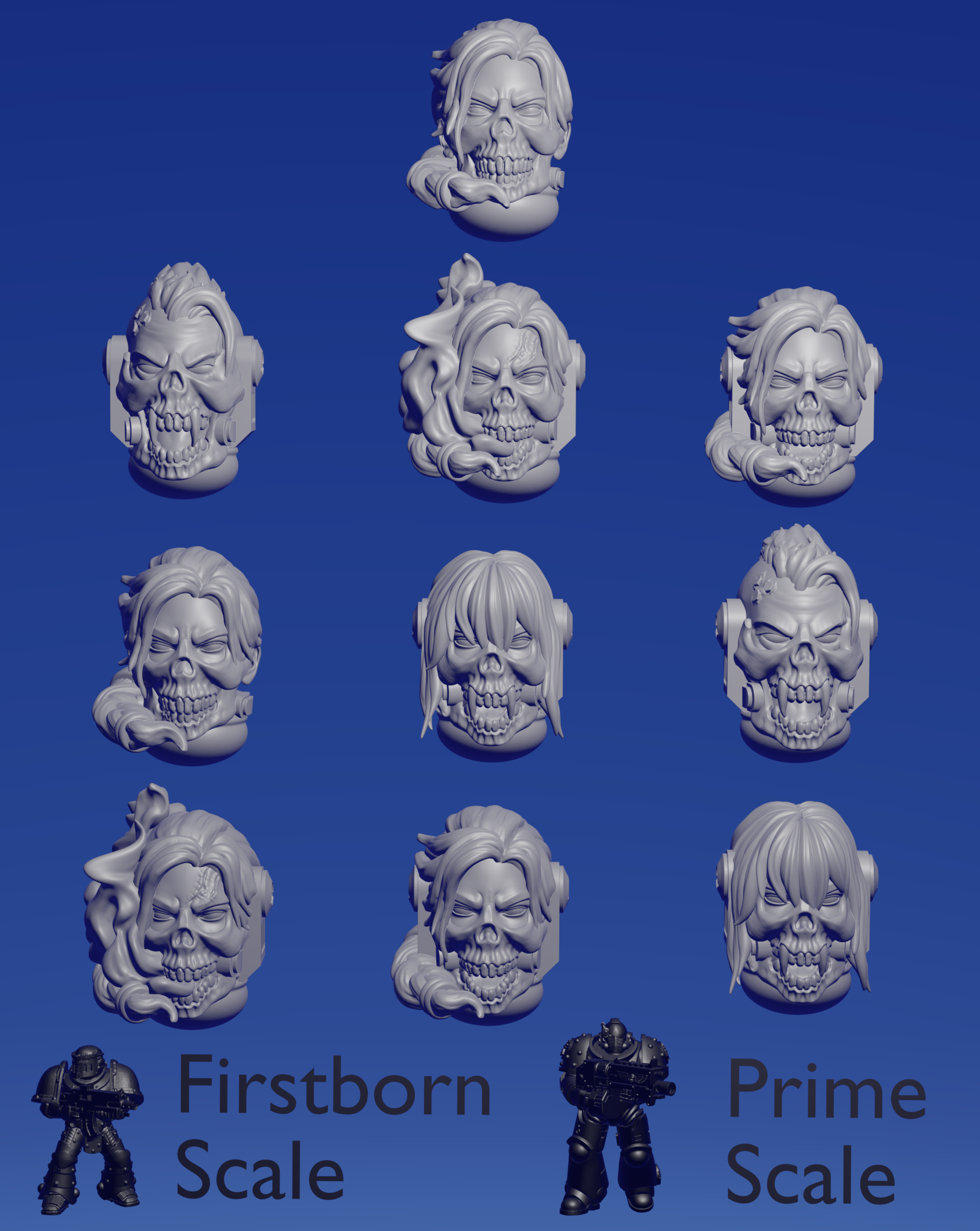 LoTD Female Head x 10 ~ Marta Punkgirl image 0