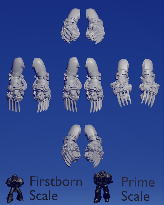 Templar Knights Power Claws x 10 ~  Greytide Studio image 0