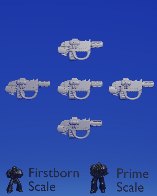 Heavy Armour - combi-melta  x 5 ~  Helforged Minis image 0
