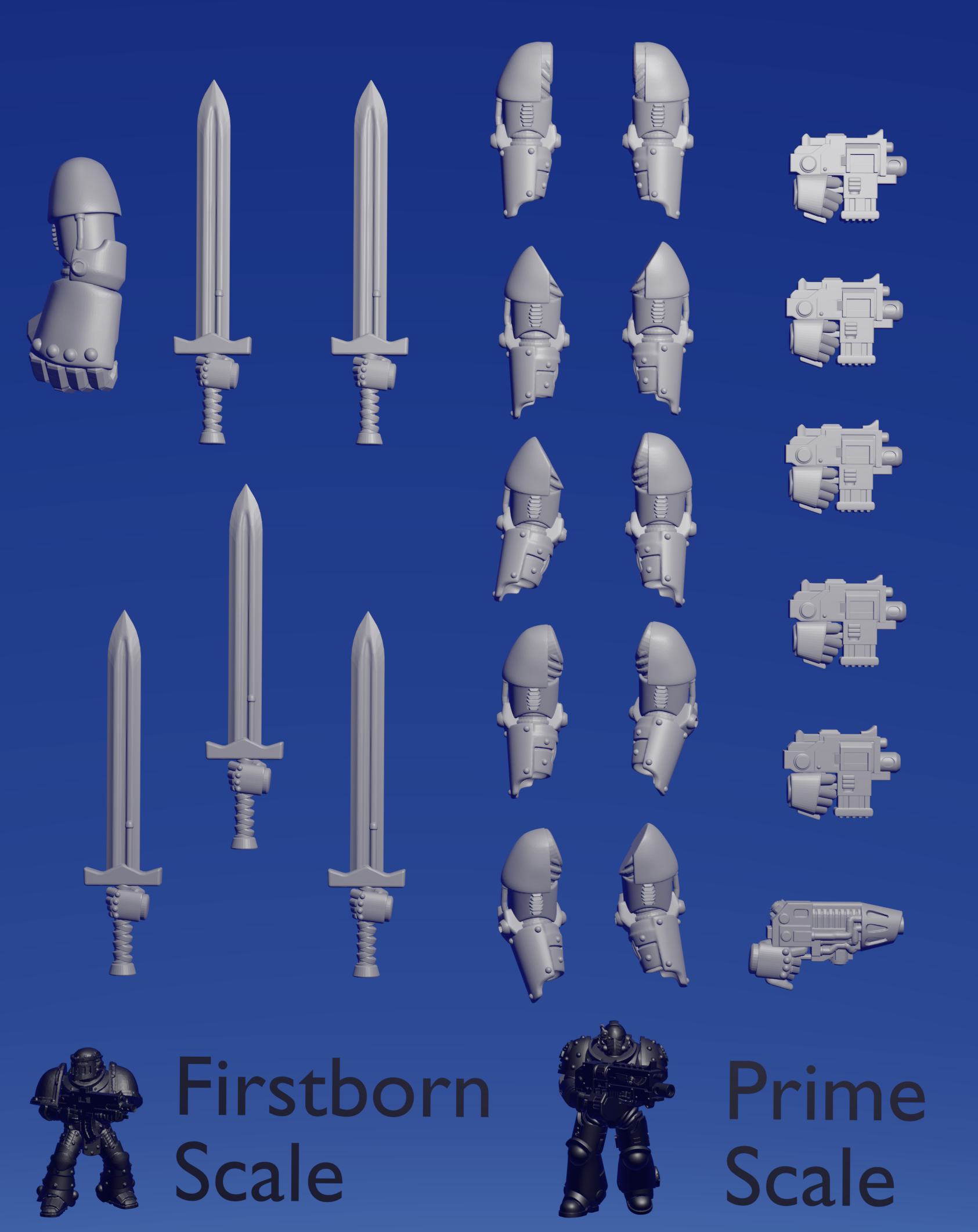 M4 Assault Arms - powersword ~  Helforged Minis image 0