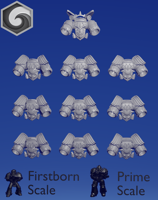 Crimson Lords Jump Pack A x 10 ~  Greytide Studio image 0