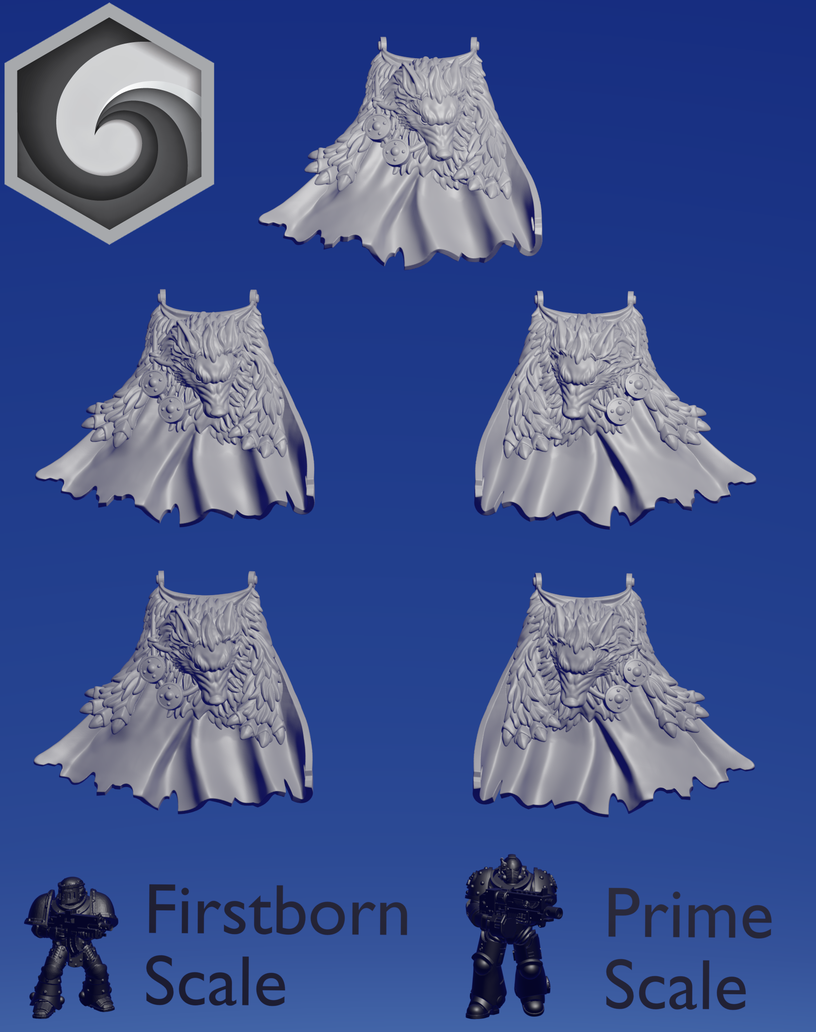 Primal Hound Terminator Cloak E x 5 ~  Greytide Studio image 0