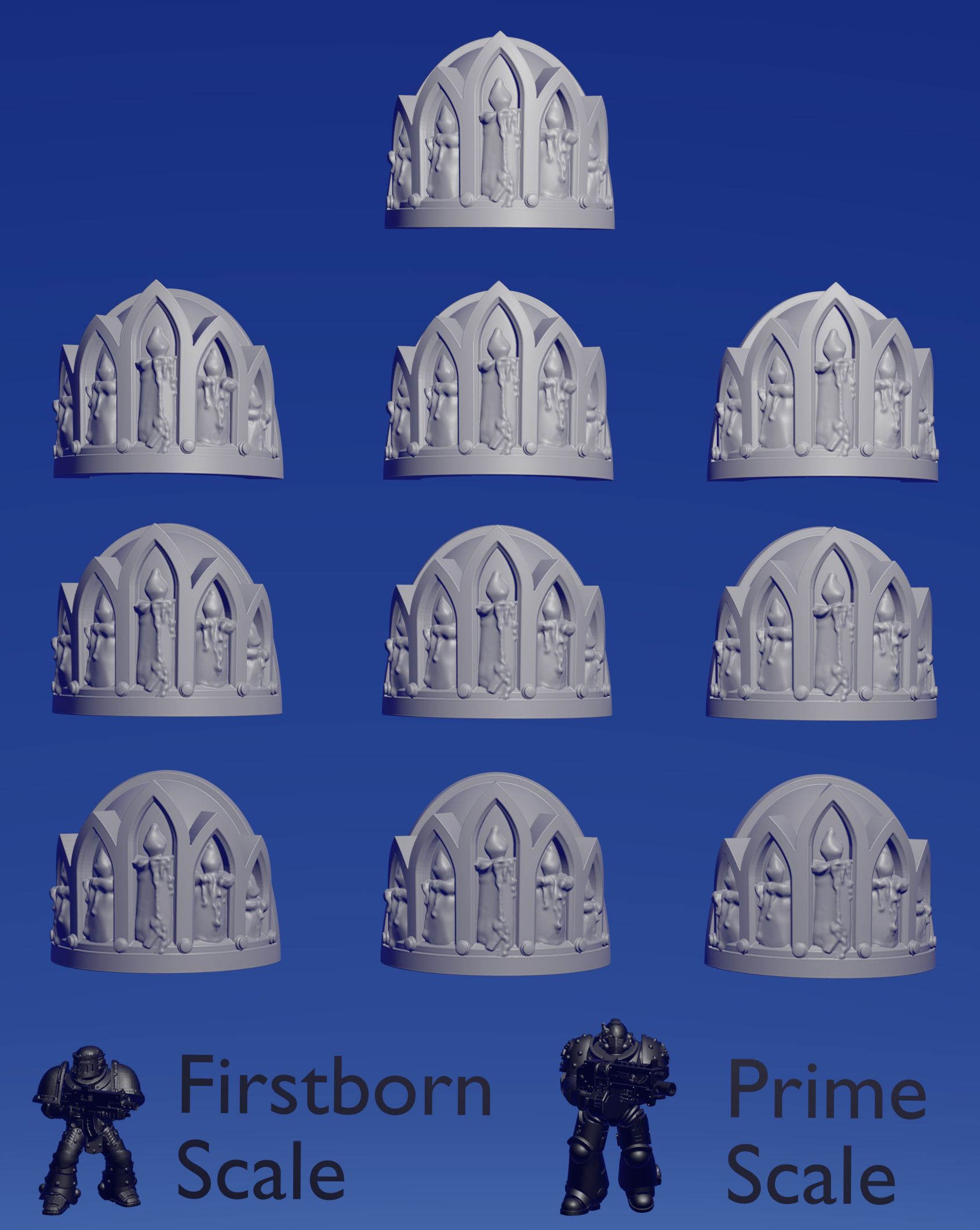 Knightly Shoulderpad G x 10 ~  Marta Punkgirl image 0