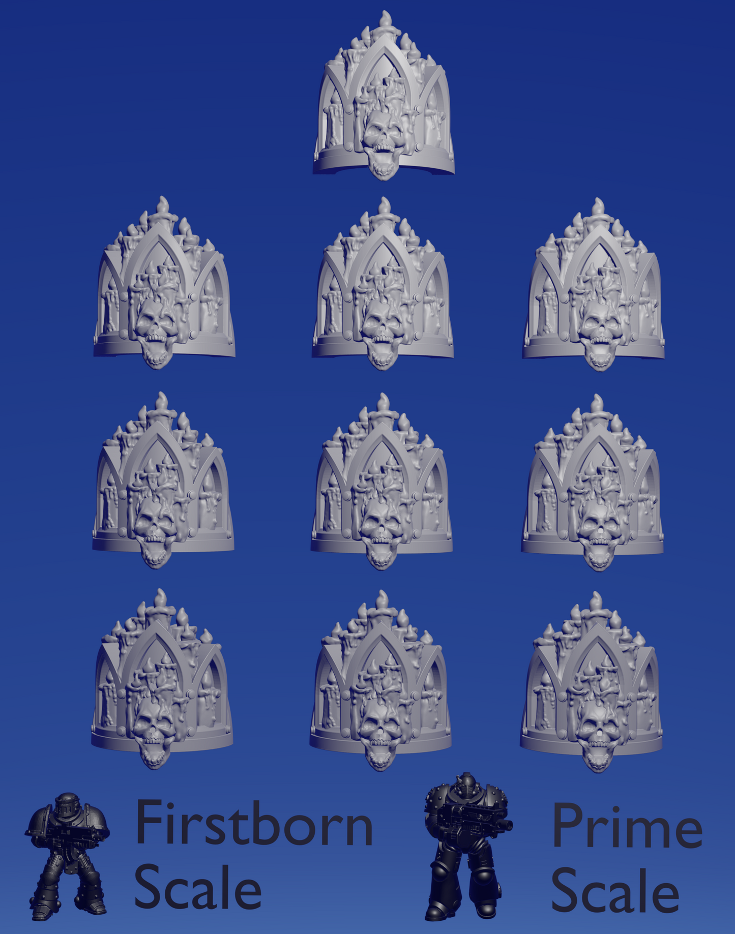 Knightly Shoulderpad F x 10 ~  Marta Punkgirl image 0