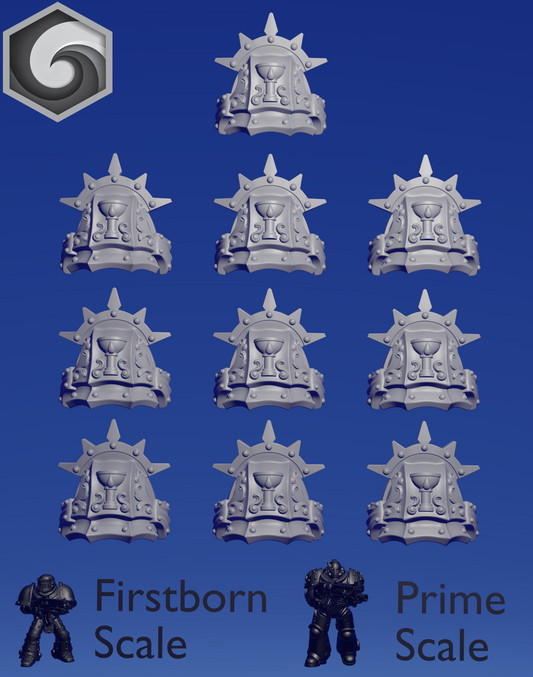 Crimson Lords Shoulderpad I x 10 ~  Greytide Studio image 0