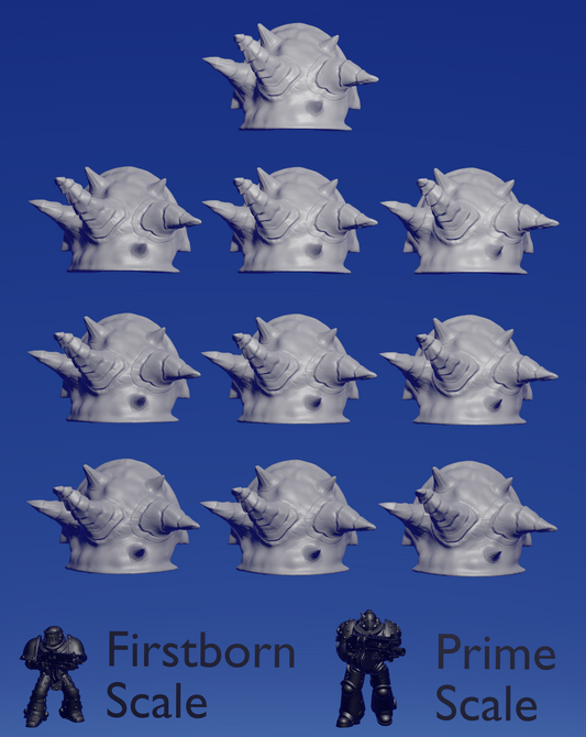 Corrupt Shoulderpad B x 10 ~  Helforged Minis image 0