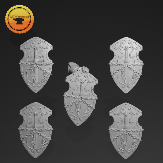 Heavy Armour - Terminator Shield C x 5 ~  Greytide Studio image 0