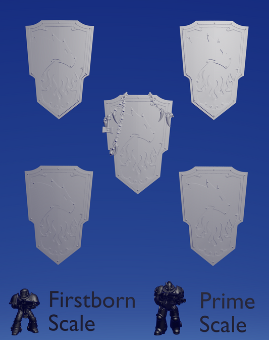 Flame Knight Storm Shield A ~  Hydra Workshop image 0