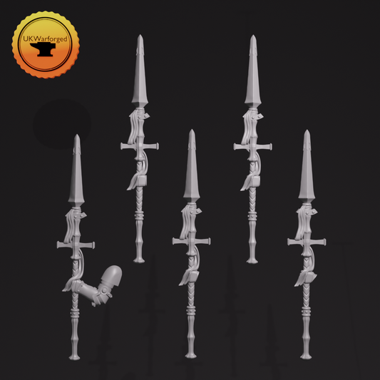 Left power lances x 5 ~  Greytide Studio image 0