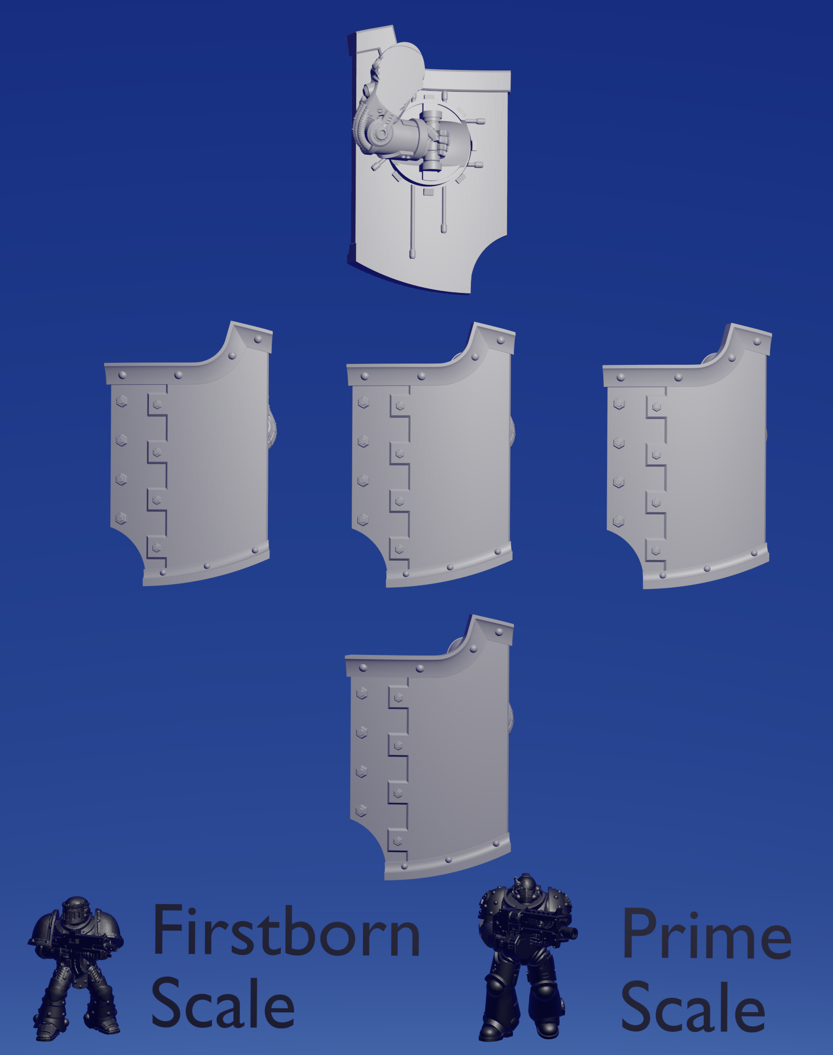 Bionic Arm Boarding Shield B x 5 ~  Marta Punkgirl image 0
