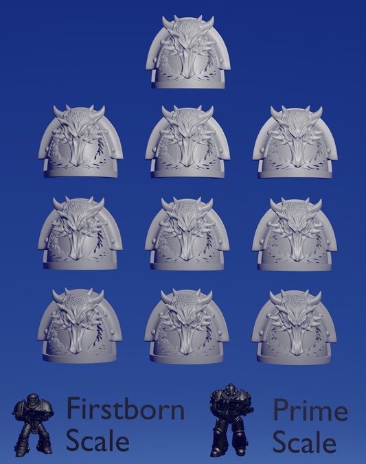 Flame Knight Gen 3 Shoulderpad A x 10 ~  Riconeid image 0