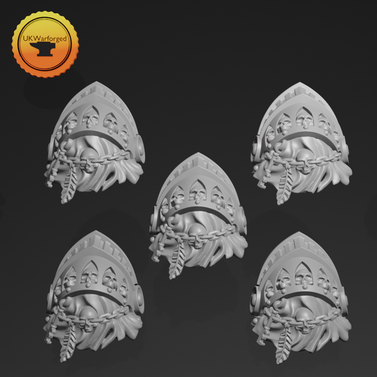 Heavy Armour - Terminator Shoulderpad C x 5 ~  Greytide Studio image 0