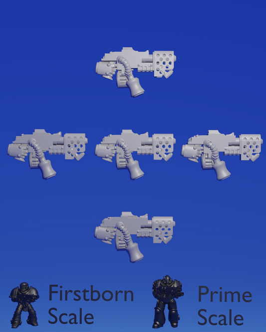 Heavy Armour - combi-flamer  x 5 ~  Helforged Minis image 0