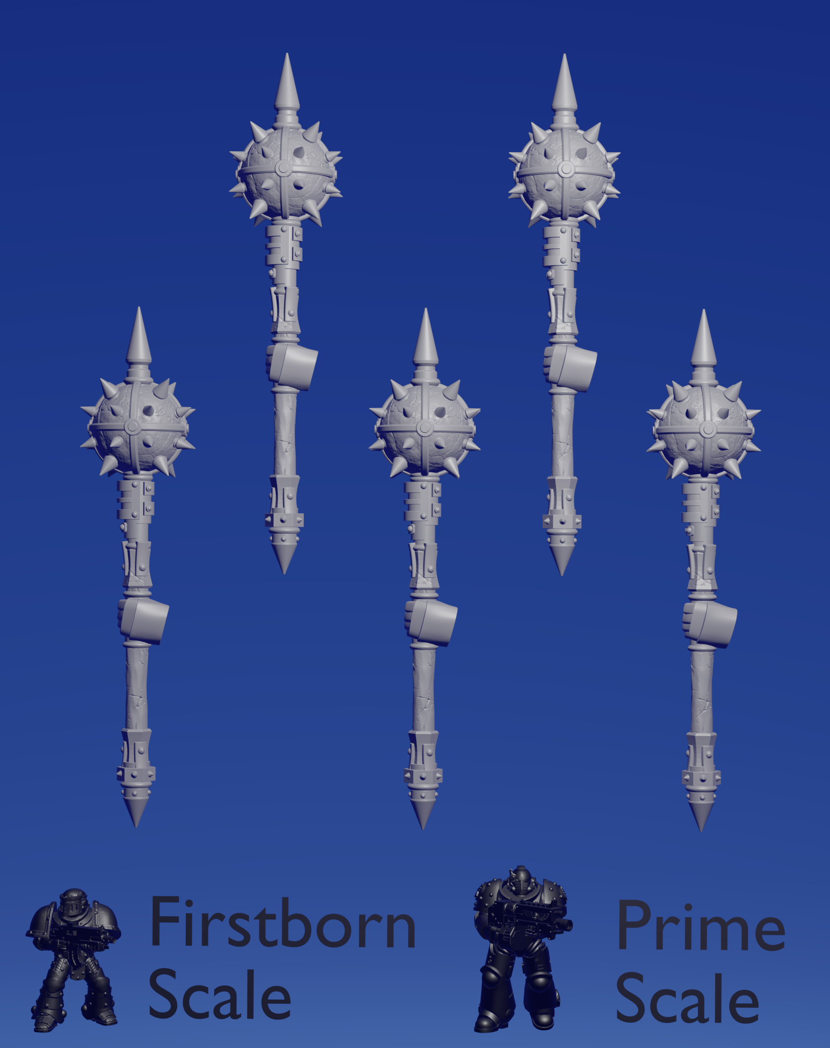 Spiked Power Mace :left hand: x 5 ~  Marta Punkgirl image 0