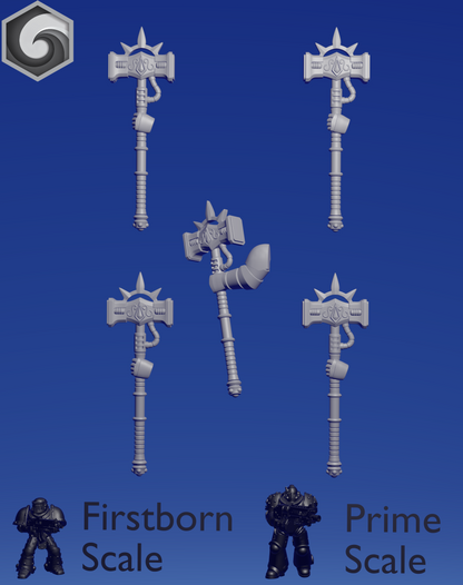 Crimson Lords Large Thunder Hammer  x 5 ~  Greytide Studio image 2