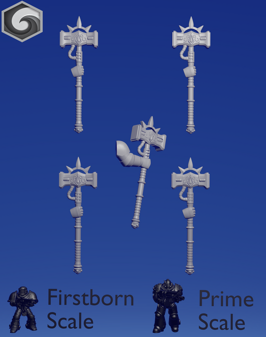 Crimson Lords Large Thunder Hammer  x 5 ~  Greytide Studio image 0