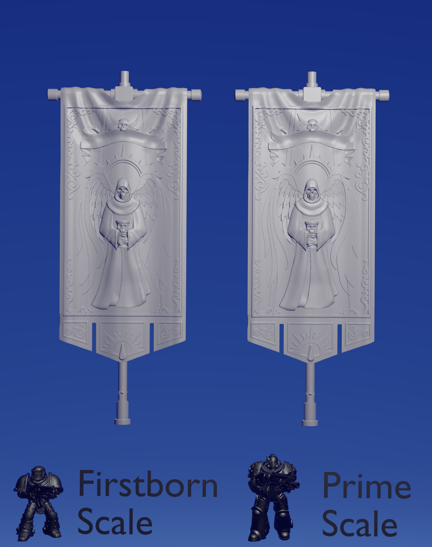 Dark Knight War Banner x 2 ~  Hydra Workshop image 0