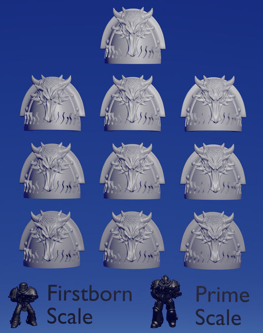 Flame Knight Gen 3 Shoulderpad B x 10 ~  Riconeid image 0