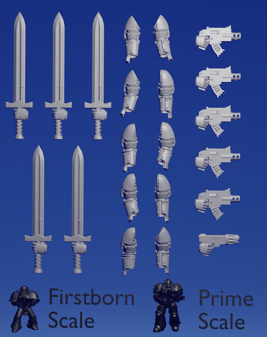 M3 Assault Arms - powersword ~  Helforged Minis image 0