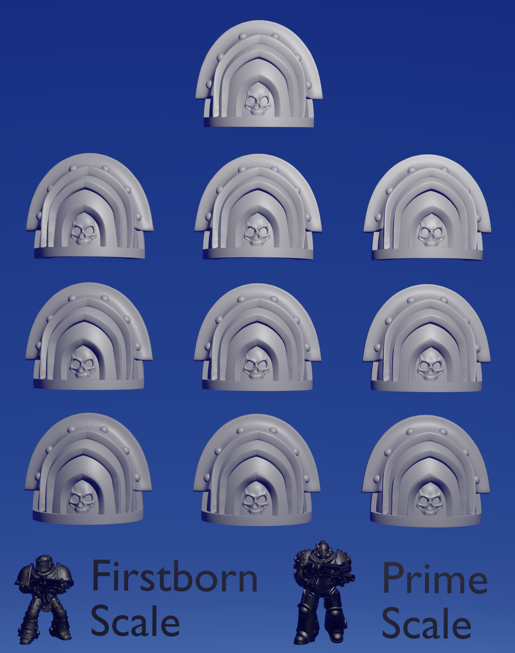 Templar Knight Shoulderpad A x 10 ~  Riconeid image 0