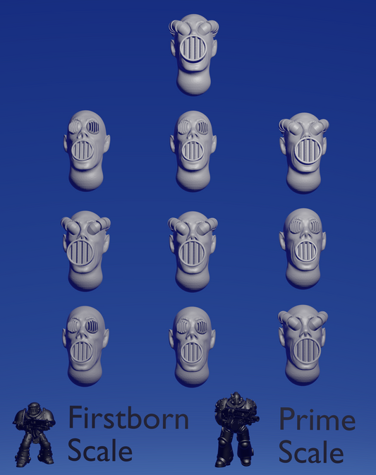 Sonic Head x 10 ~  Helforged Minis image 0
