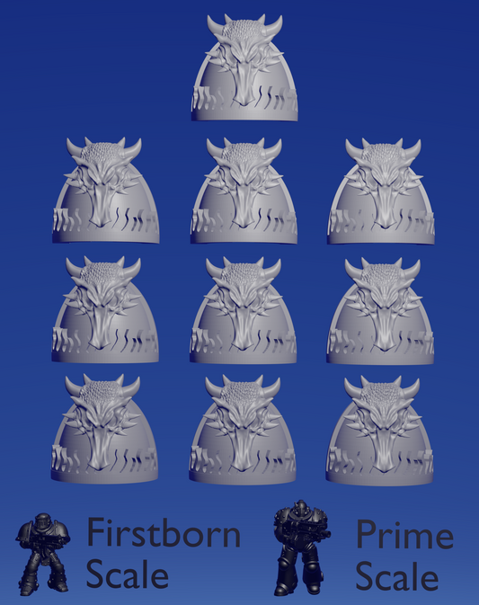 Flame Knight Gen 7 Shoulderpad B x 10 ~  Riconeid image 0
