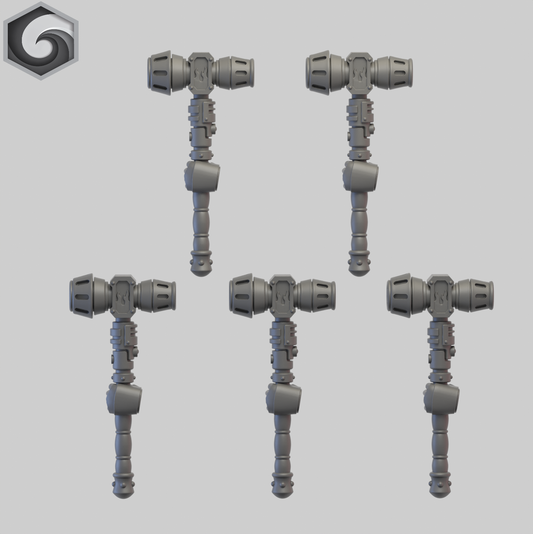 Anvil Warden Thunder Hammer B x 5 ~  Greytide Studio