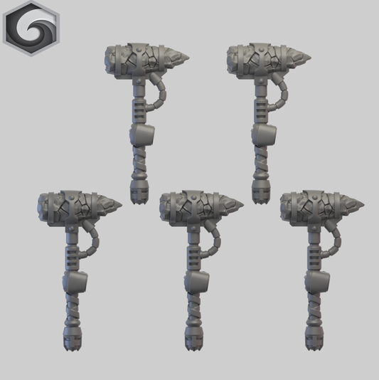Anvil Warden Thunder Hammer C x 5 ~  Greytide Studio
