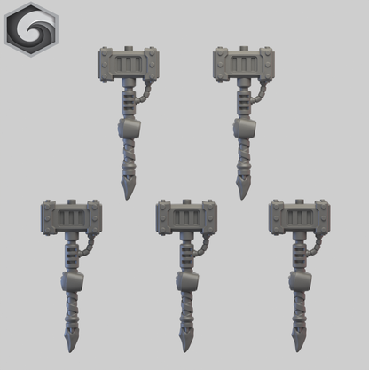 Anvil Warden Thunder Hammer E x 5 ~  Greytide Studio