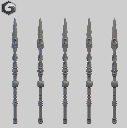 Anvil Warden Power Spear B x 5 ~  Greytide Studio