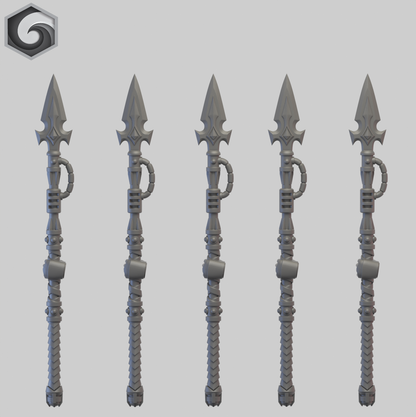 Anvil Warden Power Spear E x 5 ~  Greytide Studio