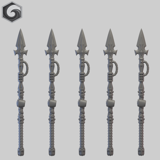 Anvil Warden Power Spear E x 5 ~  Greytide Studio