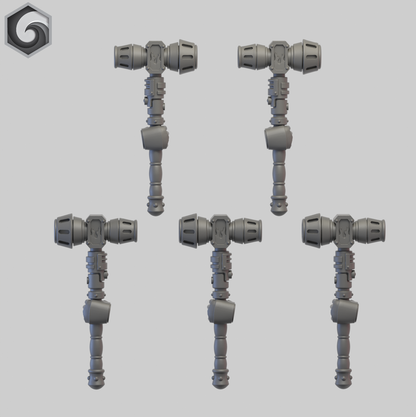 Anvil Warden Thunder Hammer B x 5 ~  Greytide Studio