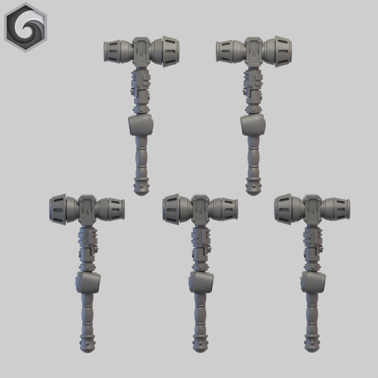 Anvil Warden Thunder Hammer B x 5 ~  Greytide Studio