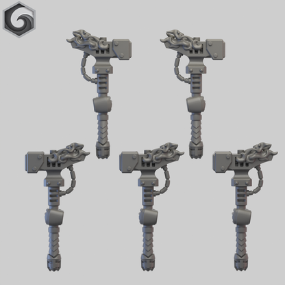 Anvil Warden Thunder Hammer D x 5 ~  Greytide Studio