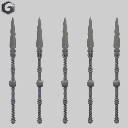 Anvil Warden Power Spear A x 5 ~  Greytide Studio