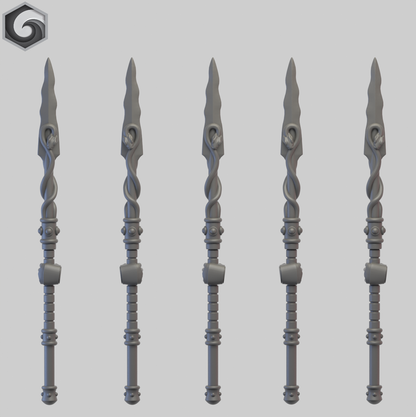 Anvil Warden Power Spear B x 5 ~  Greytide Studio