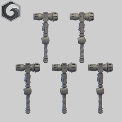 Anvil Warden Thunder Hammer B x 5 ~  Greytide Studio