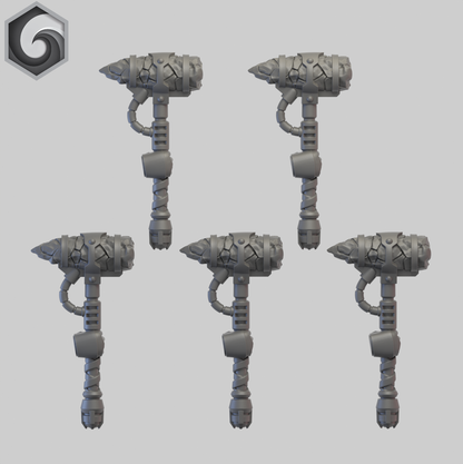 Anvil Warden Thunder Hammer C x 5 ~  Greytide Studio