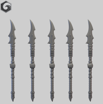 Anvil Warden Power Spear D x 5 ~  Greytide Studio