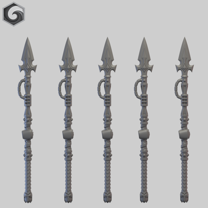 Anvil Warden Power Spear E x 5 ~  Greytide Studio