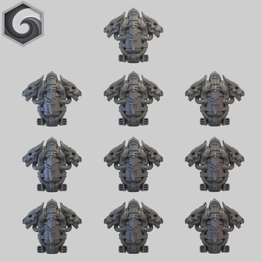 Anvil Warden Backpack B x 10 ~  Greytide Studio