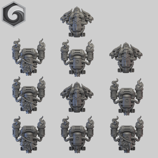 Anvil Warden Backpack A x 10 ~  Greytide Studio