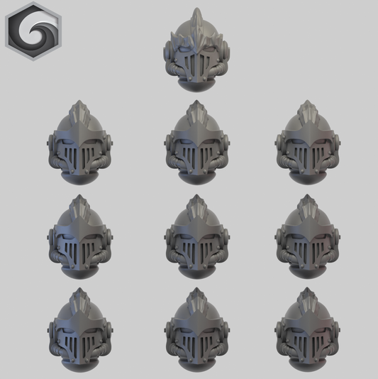 Anvil Warden Helmet A x 10 ~  Greytide Studio