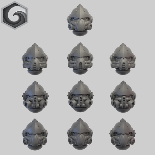 Anvil Warden Helmet C x 10 ~  Greytide Studio