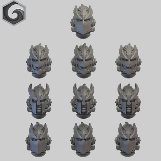Anvil Warden Helmet D x 10 ~  Greytide Studio